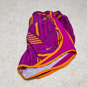 Nike Dri-Fit geometric striped  tempo Shorts Size S
